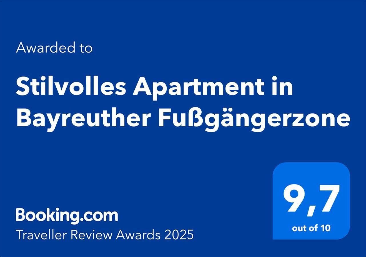 Stilvolles Apartment In Bayreuther Fussgaengerzone Exterior foto
